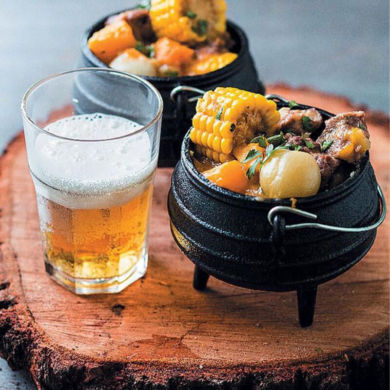 2 Di-CanaCana No. 3 Cast Iron Potjie Pot 7.8 Liter