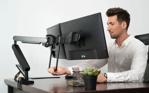 ASUS ZenScreen Stand MTS02D - Ergonomic Stand for Portable Monitors,