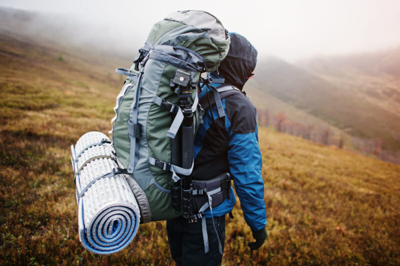 Free Knight 60L Water Resistant Camping Backpack with Rain Cover