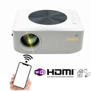 DUPELEC Mini Projector, Portable Phone Projector 1080P Full HD R700